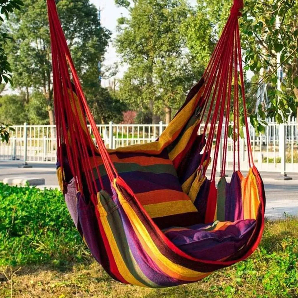 Outdoor Swing Hammock  Outdoor Garden Porch Beach Camping Travel Dormitory Hanging Chair